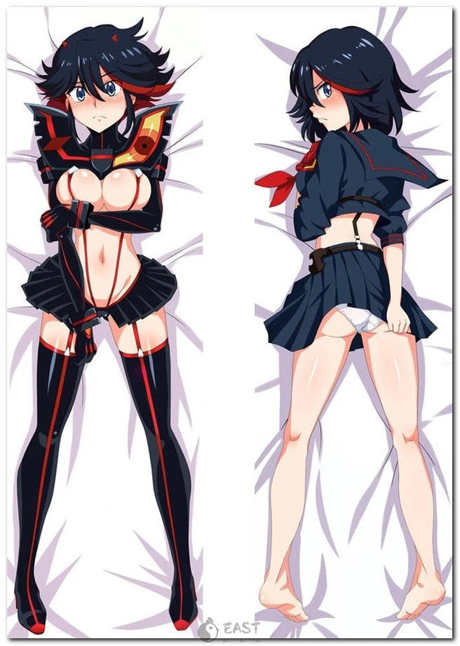 Official Eastana Ryuko Matoi Kill la Kill dakimakura body pillow — premium anime pillow cover with AI voice support, ideal for collectors and fans. Ryuko Matoi from Kill la Kill on anime body pillow dakimakura