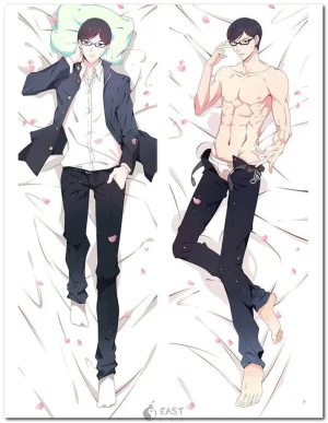 Sakamoto anime body pillow dakimakura with AI voice feature