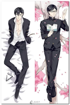 Sakamoto anime body pillow dakimakura with AI voice feature