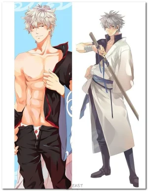 Sakata Gintoki from Gintama anime on dakimakura body pillow