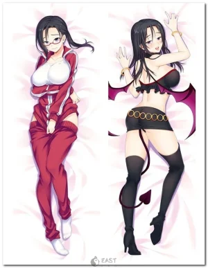 Sakie Sato from Interviews with Monster Girls anime body pillow cover