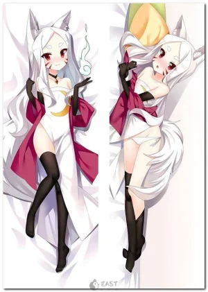 Shiro the helpful fox from Senko-san anime dakimakura pillow