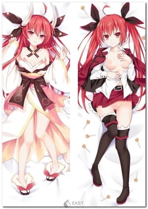 Soji Mitsuka anime dakimakura body pillow cover with twin tail design