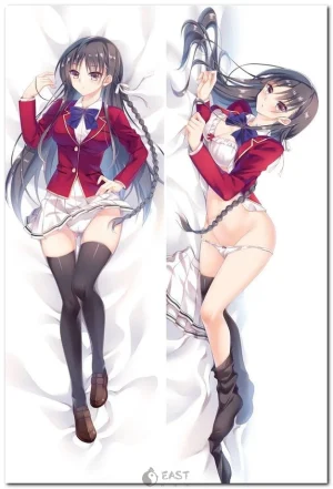 Suzune Horikita from Classroom of the Elite on anime body pillow (dakimakura)
