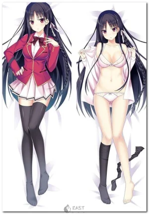 Suzune Horikita from Classroom of the Elite anime on dakimakura pillow
