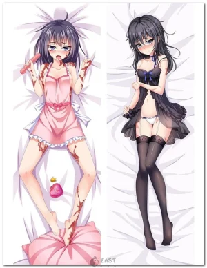 Sylvie anime character teaching emotions on dakimakura body pillow