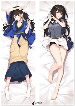 Takina Inoue dakimakura body pillow from Lycoris Recoil anime