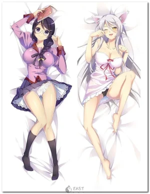 Tsubasa Black Hanekawa Bakemonogatari dakimakura body pillow