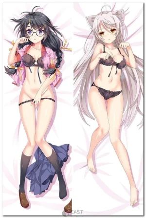 Tsubasa Black Hanekawa Bakemonogatari dakimakura body pillow