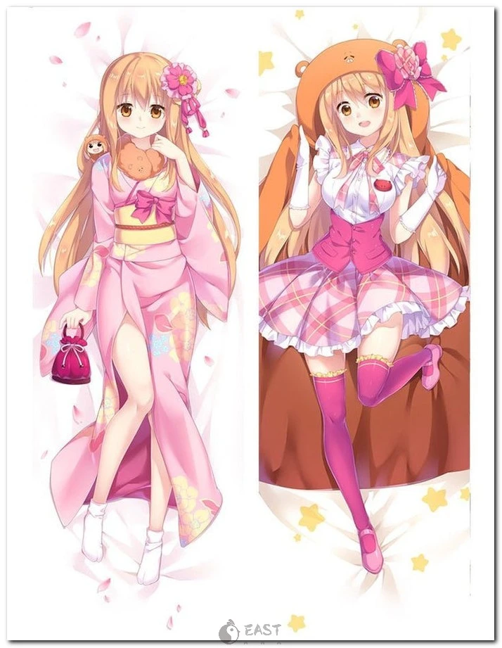 Official-style Umaru Doma dakimakura (body pillow) from Himouto! Umaru-chan. Premium AI voice-enabled anime pillow by eastana — ideal for collectors and fans. Umaru Doma anime dakimakura body pillow from Himouto! Umaru-chan