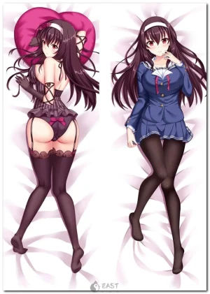 Utaha Kira from Saekano anime on body pillow cover