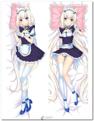 Vanilla from Nekopara anime on dakimakura body pillow