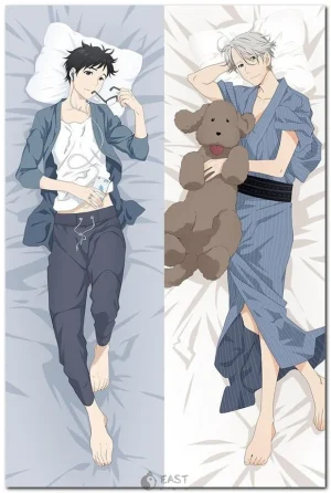 Victor and Katsuki from Yuri on Ice dakimakura anime body pillow