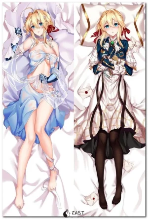 Violet Evergarden dakimakura anime body pillow with AI voice feature