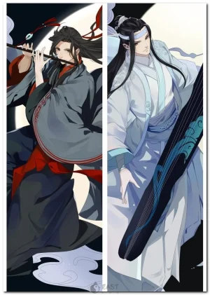Wei Wuxian and Lan Wangji Mo Dao Zu Shi dakimakura anime body pillow