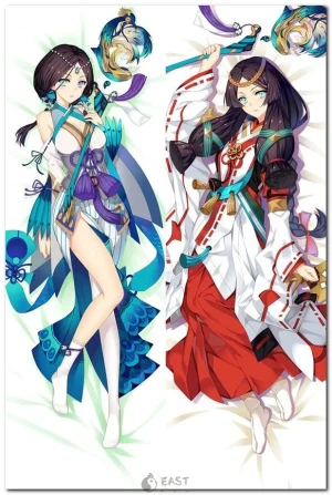 Yao Bikuni character from Onmyoji anime on dakimakura body pillow