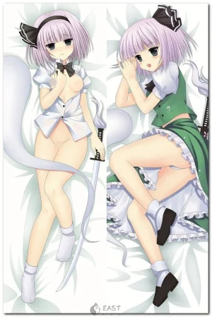 Youmu Konpaku dakimakura pillow with perfect cherry blossom design