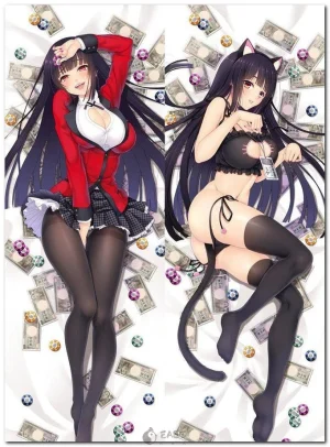 Yumeko Jabami from Kakegurui anime on dakimakura body pillow