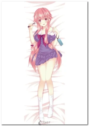 Yuno Gasai dakimakura pillow cover from Future Diary anime