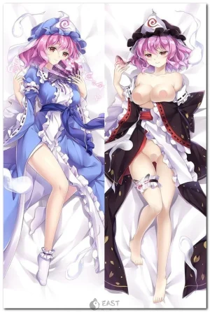 Yuyuko Saigyouji dakimakura pillow with perfect cherry blossom theme