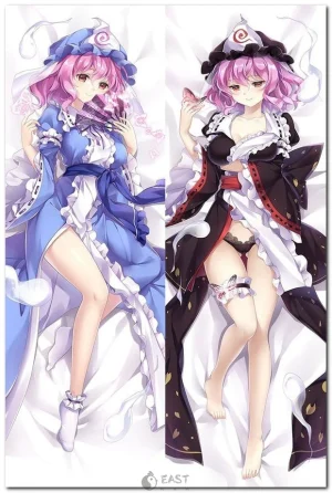 Yuyuko Saigyouji dakimakura pillow cover with perfect cherry blossom theme