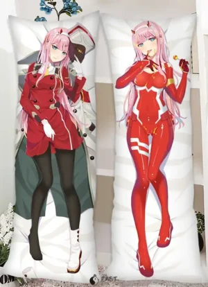 DARLING in the FRANKXX anime body pillow cover featuring main characters