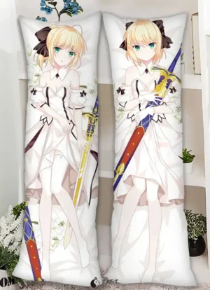 Fate Saber anime body pillow cover dakimakura design