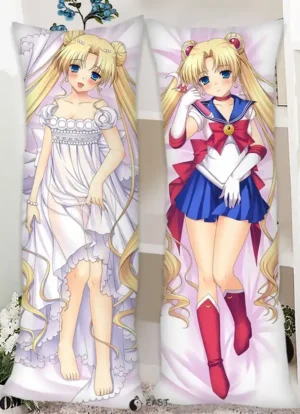 Sailor Moon dakimakura body pillow cover SKU-08 in high-resolution webp