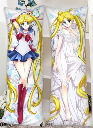Sailor Moon anime body pillow dakimakura with AI voice feature