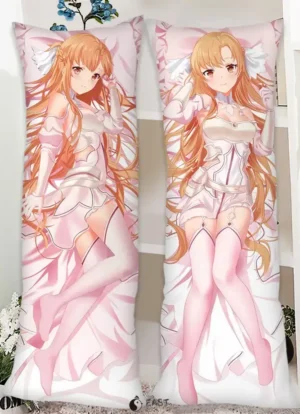 Sword Art Online anime body pillow cover featuring Kirito and Asuna