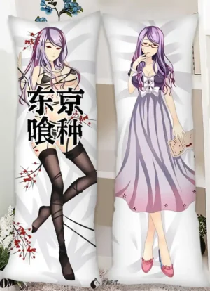 Tokyo Ghoul B-size anime body pillow cover featuring Kaneki Ken design